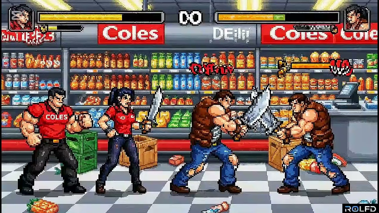 Coles double dragon style 