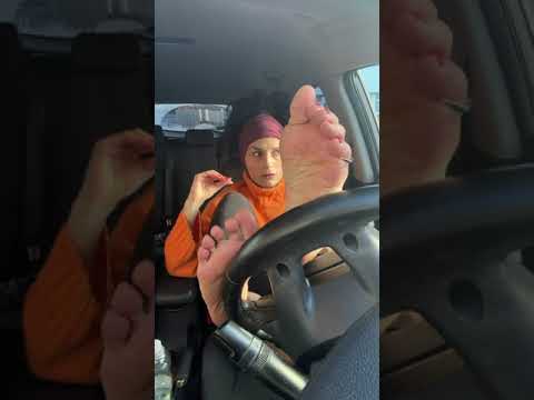 Black toe ring sandals pedal pumping also with feet up talking about society of the snow
