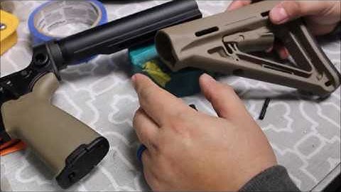 Pinning Magpul Stock WITHOUT drilling