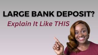 How To Explain A Large Deposit In Your Visa Bank Statement With Examples