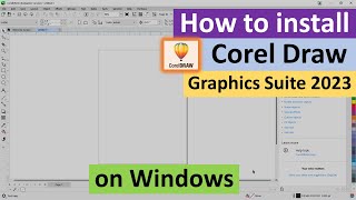 how to install corel draw graphics suite 2023 on windows