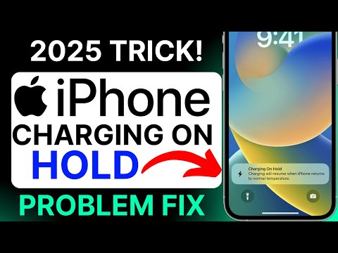 iPhone Charging On Hold ❌ Battery Not Charging 🔋 Overheating Problem Fix 2025