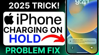 iPhone Charging On Hold ❌ Battery Not Charging 🔋 Overheating Problem Fix 2025
