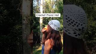 From This 🧶 to THAT! 🌸 #CrochetShorts #CrochetGlowUp #LaceHat