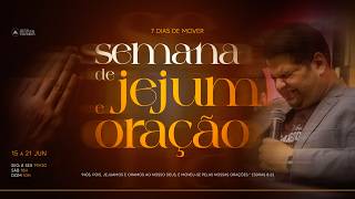 🔴 LIVE | JEJUM E ORAÇÃO SEGUNDA FEIRA | PR. EDUARDO SANTA RITA | REC ALAGOAS - DIA 01 |15/06/2026