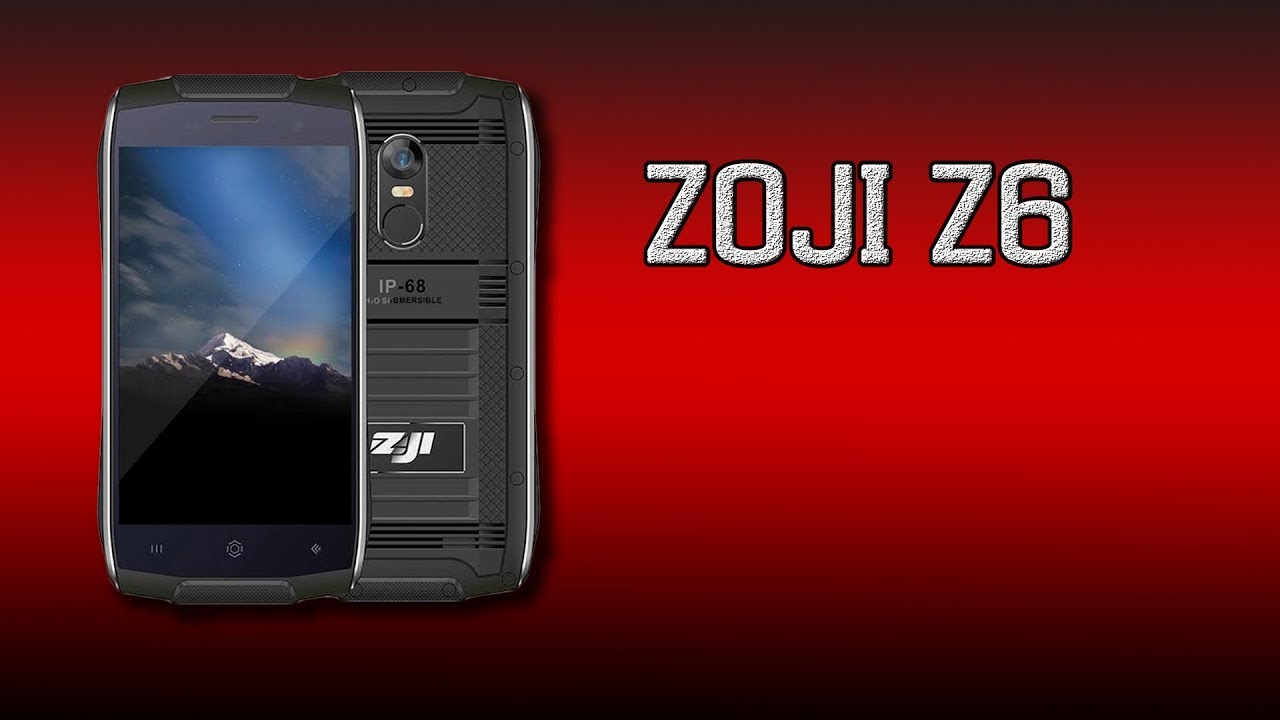 Zoji Z6 - самый дешёвый защищённый смартфон с IP68!