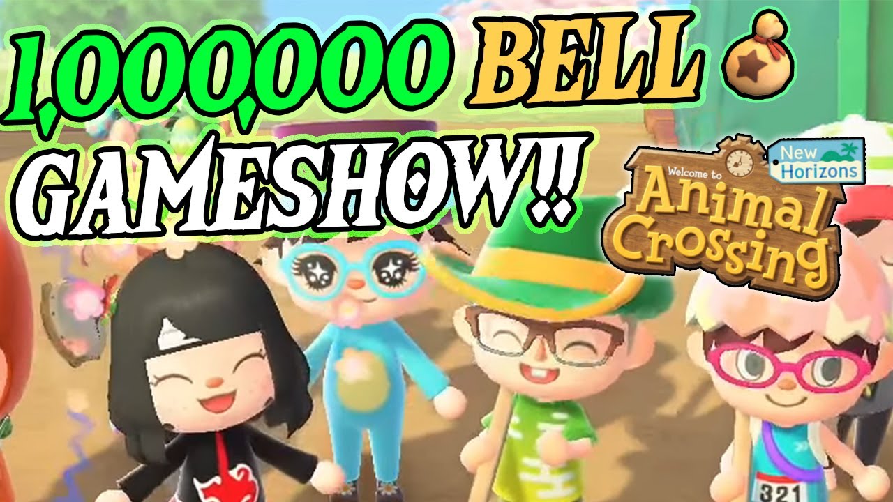 1,000,000 BELL GIVEAWAY GAMESHOW!! *Animal Crossing New Horizons