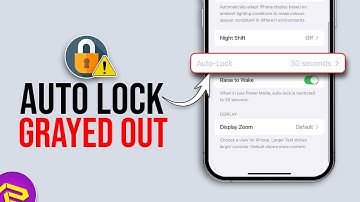 How to Fix Auto-Lock Grayed Out in Settings on iPhone | Can