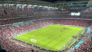 England fans sing Three Lions after Semi Final v Germany