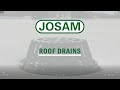 Josam Company Roof Drain Installation Video