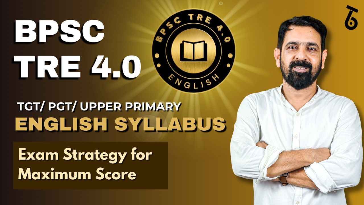 BPSC TRE 4.0 English | Complete Syllabus & Strategy Discussion with PYQs