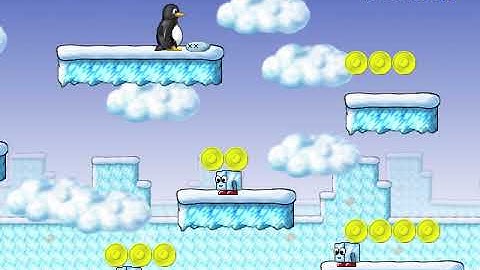SuperTux 0.1.3 Cliff Jumping