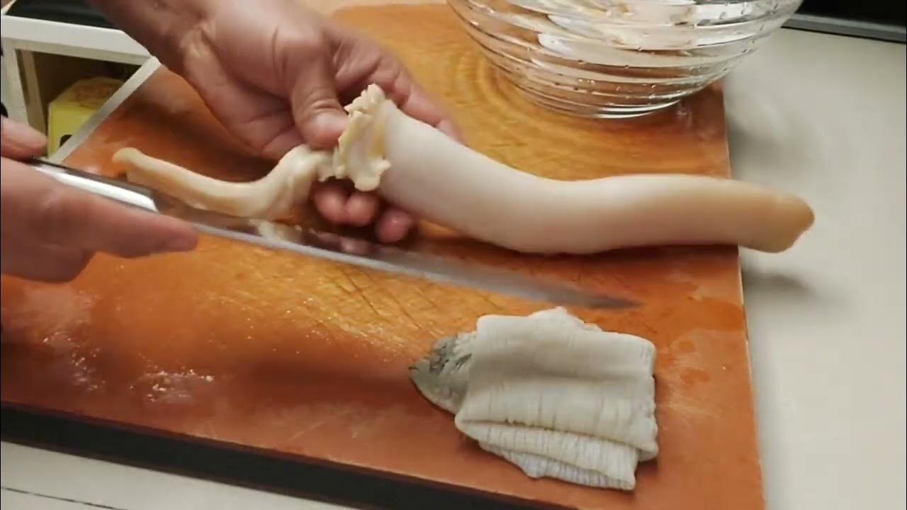HOW TO PREPARE GEODUCK CLAM YouTube