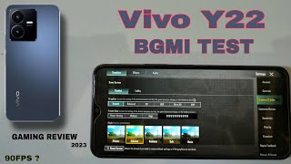 VIVO Y22 BGMI TEST 🥵 Gaming Review!(Op Look But!!🤣 Gyro no warking 90FPS ? Pubg