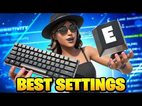 *NEW* Best Keyboard SETTINGS in Chapter 7 Season 3 + Sensitivity (Fortnite Tutorial)
