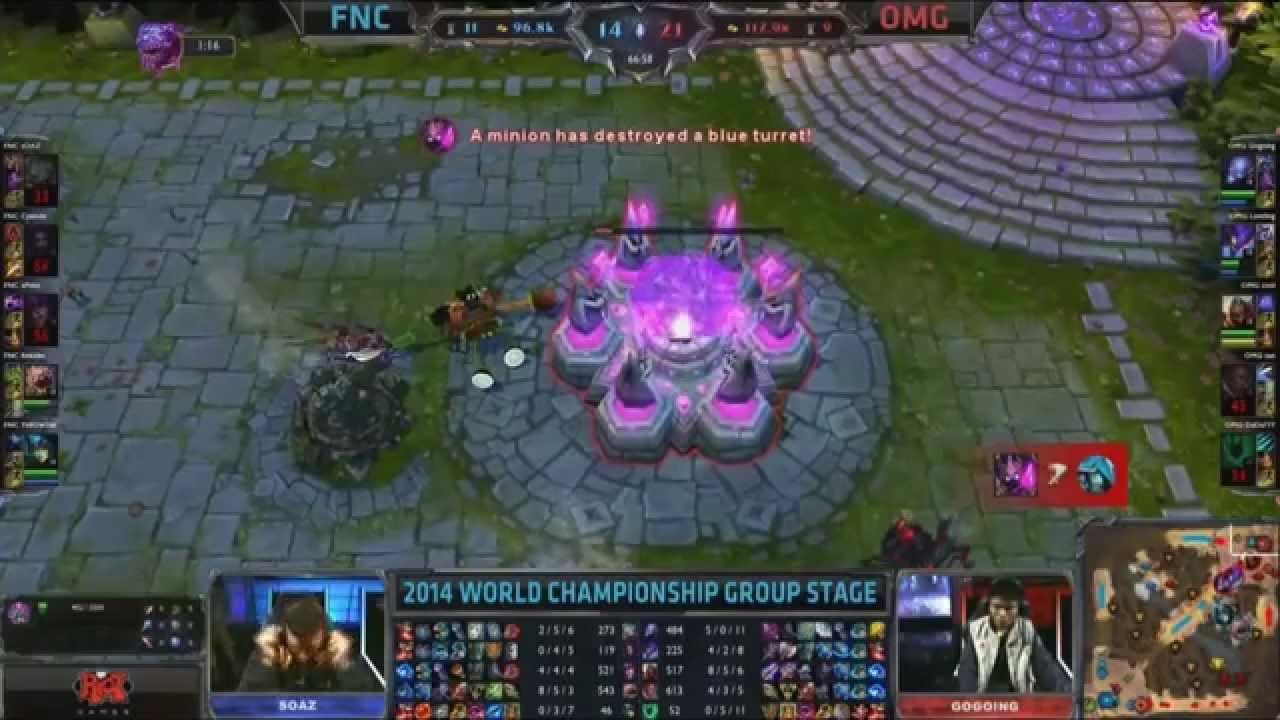 League of Legends |BackDoor FAILED | FNC vs OMG World Championship