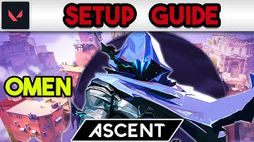 OMEN SETUP and SMOKE GUIDE on Ascent - Valorant
