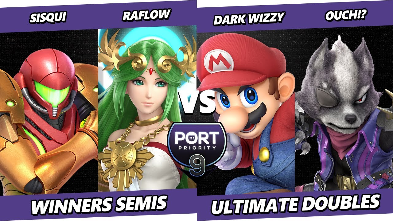 Port Priority 9 TOP 8 - Sisqui & Raflow Vs. Dark Wizzy & Ouch!? - Smash Ultimate - SSBU