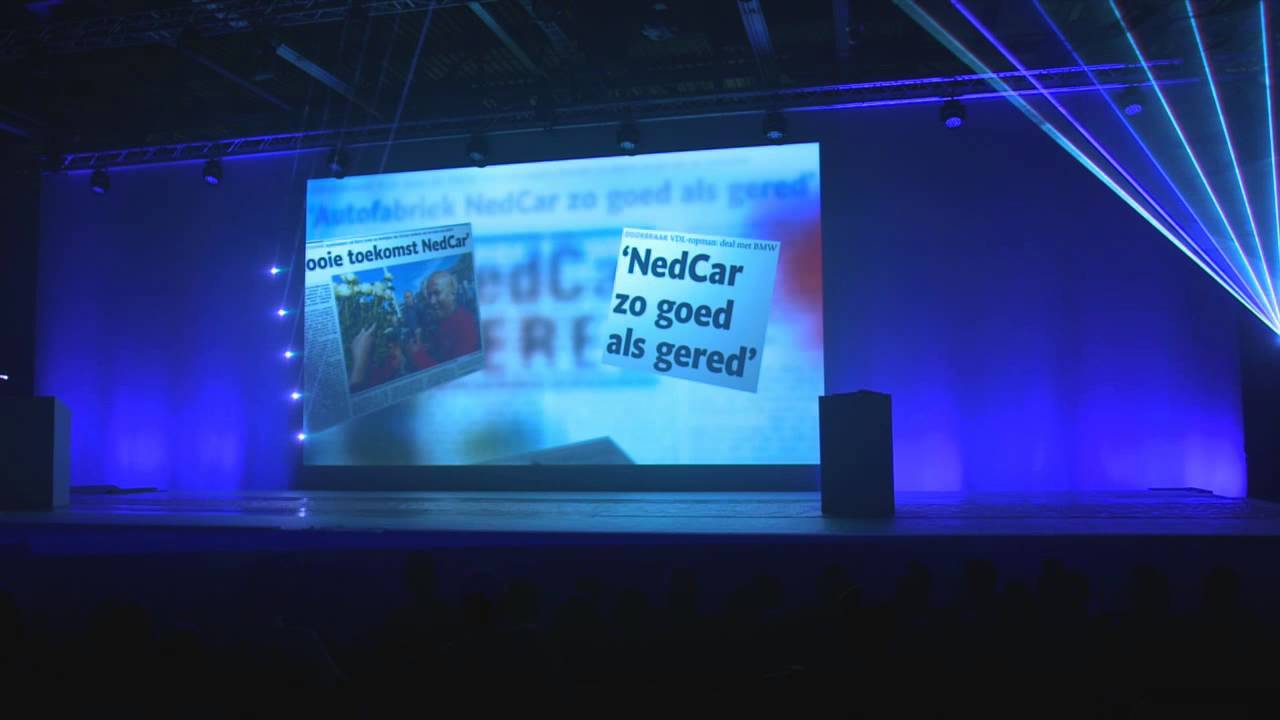 Lasershow heropening VDL Nedcar
