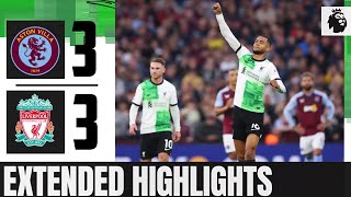 Summary - Aston Villa vs Liverpool 3-3 | Premier League 23/24 | Goals & Highlights