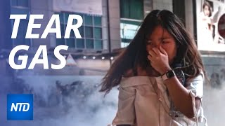 Fears mount over the health effects of tear gas in Hong Kong after half a year’s protest | NTDTV