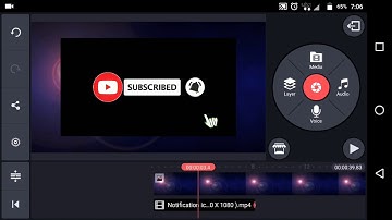 How To Add Subscribe Button PNG On Video | Kine Master