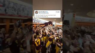 Celebration almost gave the coach a new roster 😭 #ncaa #football #celebration #portal