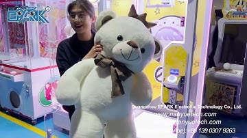 EPARK E Cut Prize Machine Scissors Machine Claw Machine Vending Arcade Coin Operated Doll Catch Game