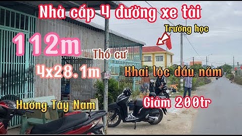 Đất Cần Giuộc Giá Rẻ | Nhà mặt tiền đường xe tải gần trường học giá khai lộc đầu năm