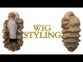 【Wig Styling Tutorial 】Side Parting high Volume Marcel Wave. Drag Queen. Fashion Hair. Vintage. Wig