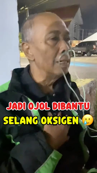 Kerja jadi ojo namun harus memakai selang oksigen🥲 #momenharu #ceritainspiratif