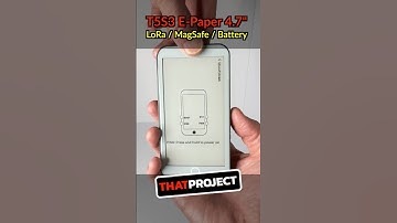 2025, My first ESP32 device is T5 E-Paper S3 Pro! #ESP32 #LoRa #E-Paper