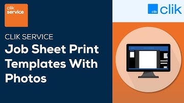 Job Sheet Print Templates With Photos | Clik Service