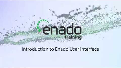 Introduction to Enado User Interface