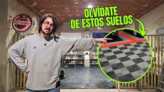 TRANSFORMACIÓN RADICAL de mi GARAJE: El Suelo que lo cambió TODO (Y no es Modular)