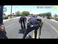 Police bodycam footage shows officers shooting man wielding a machete