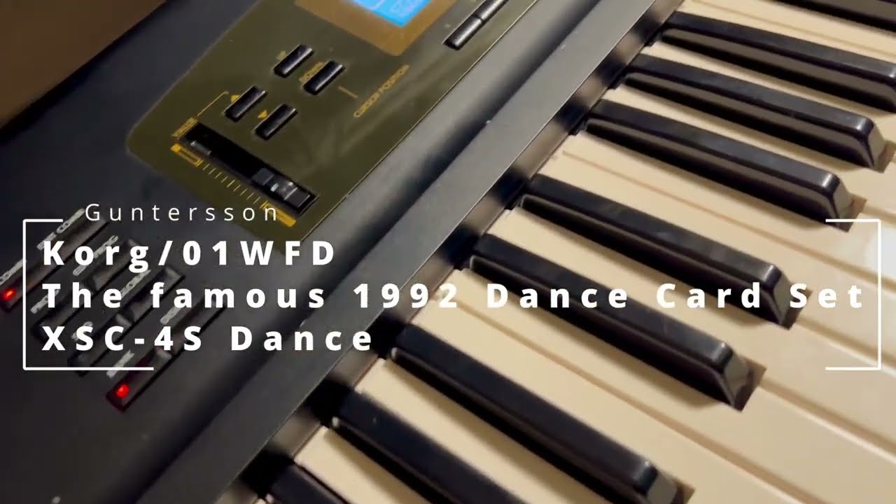XSC-5S SYNTH DESIGN (KORG 01/W用カード) KORG 01/W PCM PERFORMANCE DATA XSC-5S SYNTH DESIGN w/ case