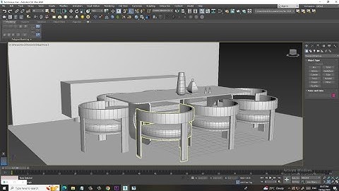 3DsMax Tutorials, Learn 3D Modeling a Stylish Furniture from Scratch in 3dsmax ( Part 2)