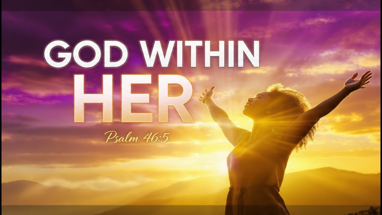 SHE WILL NOT FALL 🔥 God Within Her - NEW Powerful Female Gospel Song 2025 (Psalm 46:5 Worship)