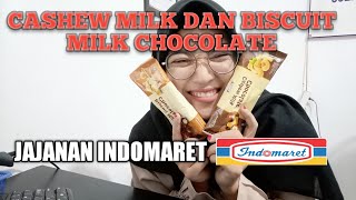 Review Cashew Milk dan Biscuit Milk Chocolate Jajanan Indomaret