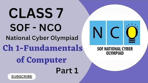Class 7/SOF-NCO/Ch1-Fundamentals of Computer Part 1#class7nco #class7cyber #2024nco #2023nco #sofnco