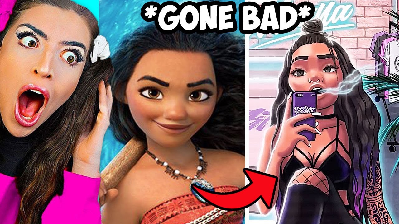 Disney Princess GLOW UP Transformations As BAD GIRLS YouTube disney-princess-glow-up-transformations-as-bad-girls-youtube