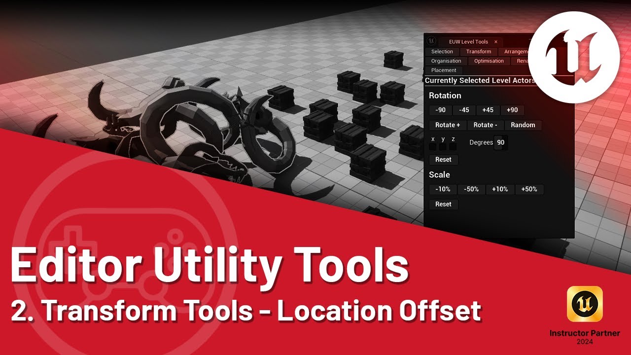 Unreal Engine 5 Tutorial - 02 Utility Tools: Location Offset - YouTube