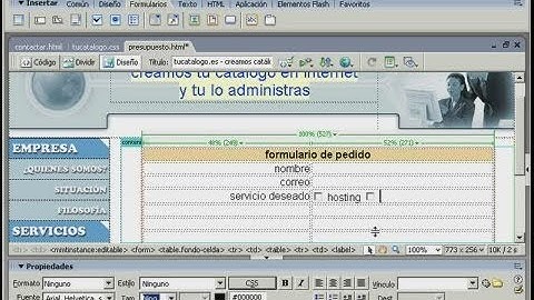 Cómo programar formularios en Dreamweaver (II)