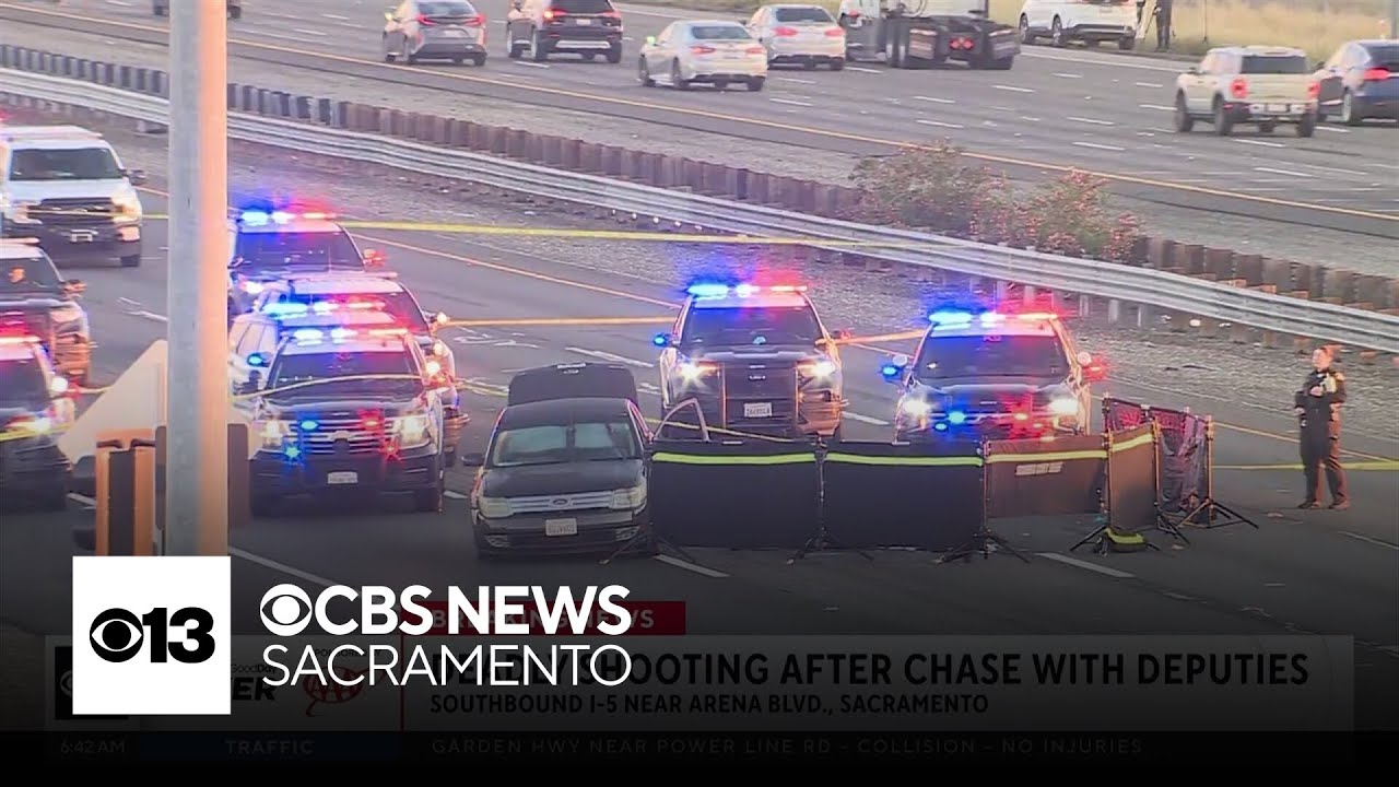 Deadly shooting after chase with deputies on I-5 in Sacramento - YouTube