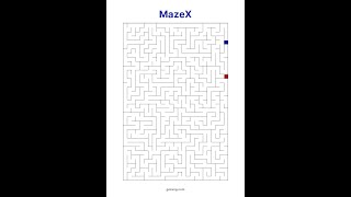 Free Printable Maze Puzzle #4 | Intermediate Brain Game