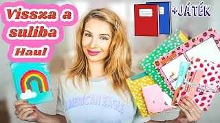 BACK TO SCHOOL HAUL 2021 📚📌 VISSZA A SULIBA HAUL + nyereményjáték 🎁 CZENE KITTI