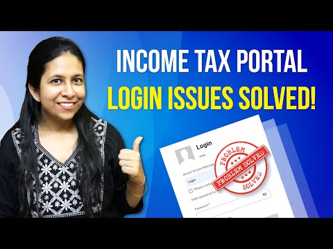 Income tax login issue solutions | Income tax login forgot password | Income tax login problem