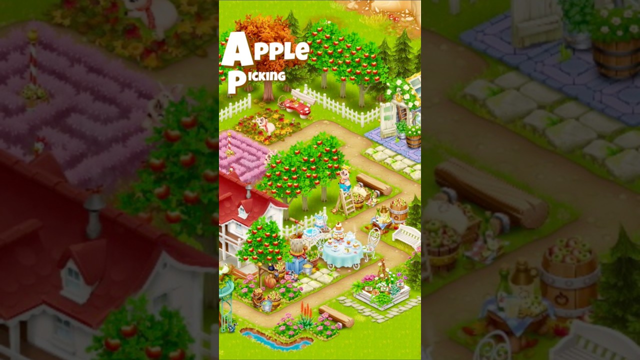 Apple picking layout ideas in Hay Day 
