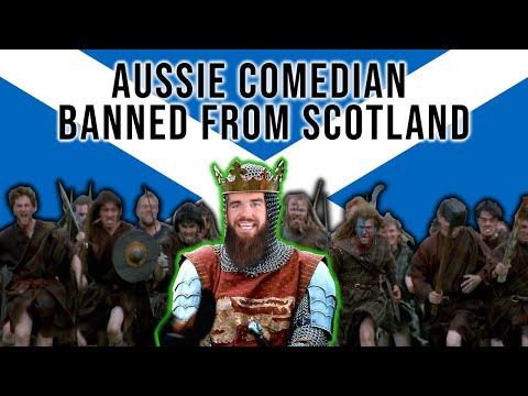 Aussie Comedian BANNED from Scotland